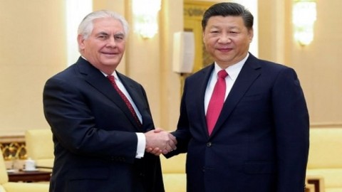 Trump 'looks forward to visiting China' - Tillerson
