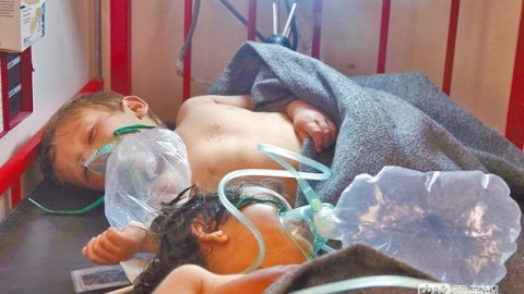 敘利亞境又傳毒氣空襲 65死350傷