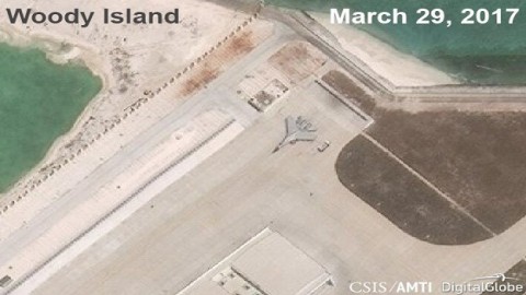 Fighter jet spotted on South China Sea island, more believed in hangars: US think tank
