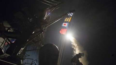 Syria war: US launches missile strikes in response to alleged chemical attack