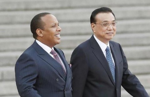 李克强與聖多美普林西比總理在北京舉行會談，希望嚴格遵守「一個中國」