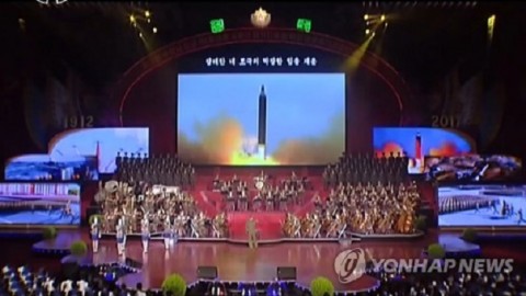 North Korea unveils footage of simulated missile attack on US