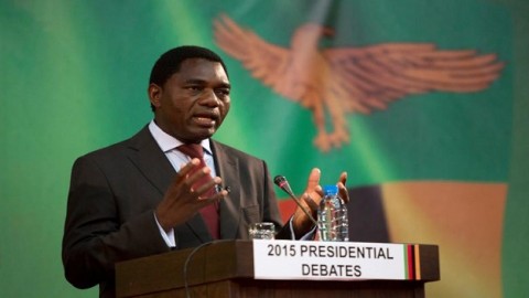 Zambian opposition leader charged with trying to overthrow government