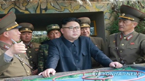 North Korean leader inspects 2 front-line islets, warns of strike against South Korea
