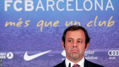 Former Barcelona president Sandro Rosell arrested