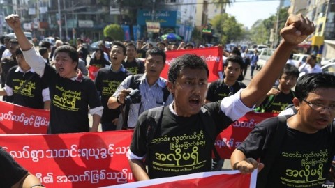 Myanmar journalists take fight for free speech to court