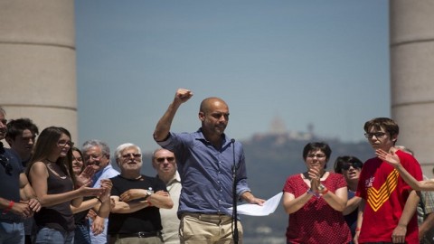 Guardiola leads Catalan independence rally