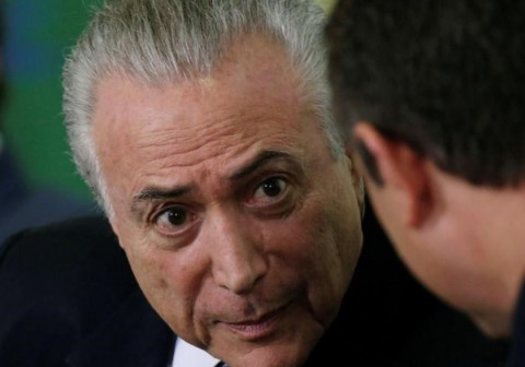 巴西總統涉嫌貪腐，警方將大部分的調查結果提交最高法院