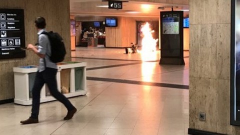 Belgian soldiers shoot dead ‘terrorist’ bomber in Brussels train station after explosion