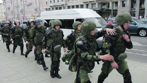 俄羅斯人權委員將與執法部門討論如何在群眾運動中執法