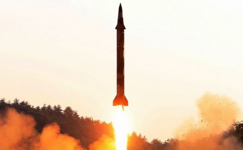 北韓向日本海發射彈道導彈