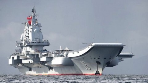 China's first operational aircraft carrier Liaoning arrives in Hong Kong
