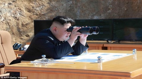 Kim-ikaze! North Korea threatens to launch new test missile which could hit the US to mark 64 years since the end of the Korean war