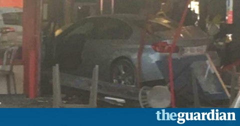 Girl dies after car ‘deliberately’ driven into pizzeria near Paris