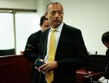 Colombia's Guajira State governor Wilmer Gonzalez Brito during prosecution audience