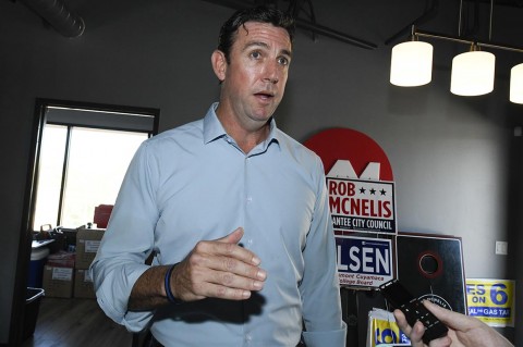 Rep. Duncan Hunter and his wife are accused of improperly using hundreds of thousands of campaign dollars as a personal slush fund. Photo: Denis Poroy/AP 