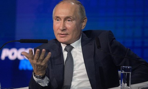 Vladimir Putin has dropped a hint that he could stay in power after his term runs out in 2024. Photo: Reuters