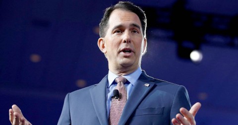 Wisconsin Governor Scott Walker speaks during the Conservative Political Action Conference (CPAC) in National Harbor, Maryland on Feb. 23, 2017. Photo: Joshua Roberts / Reuters file