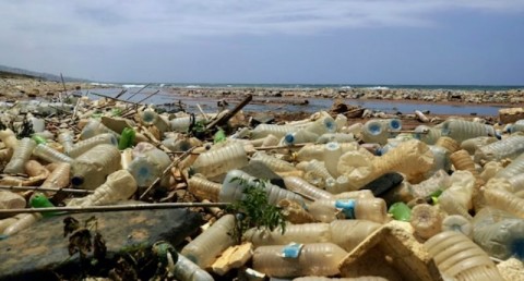 Eight million tons of plastic is spilled into the oceans each year, according to a study in the journal Science. Photo: Joseph Eid / AFP