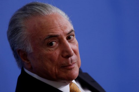 ブラジル検察当局、テメル大統領を汚職容疑で起訴