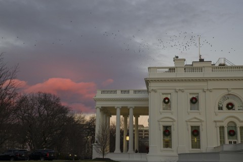 According to indications, the sun will set on the White House many times before President Trump and Senate Minority Leader Charles E. Schumer reach an agreement on funding for a border fence. Photo: AP File