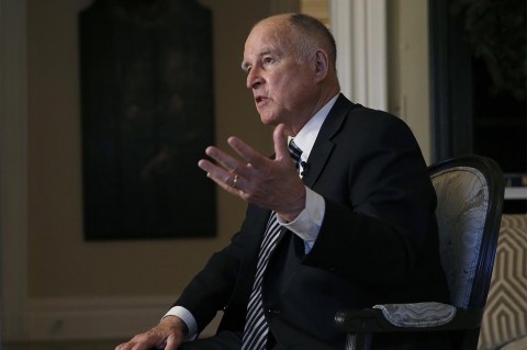“This is a revolutionary threat,” California Gov. Jerry Brown said of climate change. Photo: Rich Pedroncelli/AP