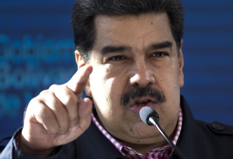 "We have a very powerful enemy, the 'gringo' empire," Venezuelan President Nicolas Maduro said during a Dec. 26 event in western Venezuela. Photo: AP File