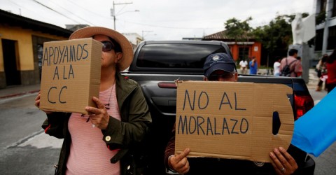 Guatemaltecos, este fin de semana, rechazaron las políticas del presidente Morales contra la Cicig. 