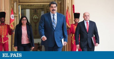 Nicolás Maduro en Miraflores este lunes