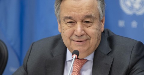 UN's General Secretary Antonio Guterrez