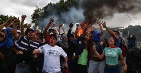Protestas en Venezuela. 