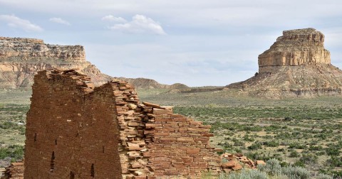 The ruins of Una Vida house built by Ancient Puebloan People in the Chaco Culture National Historical Park, New Mexico. Photo: Mladen Antonov /AFP/Getty Images file