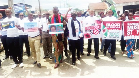 奈及利亞公民團體發起抗議，反對政府監禁異議人士Deji Adeyanju