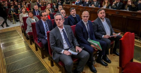 12 Catalan Separatists leaders processed.