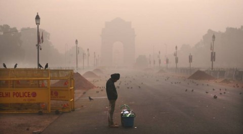 印度德里的空汙問題依然嚴重