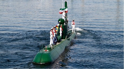 Iran uncovers first missile equipped submarine