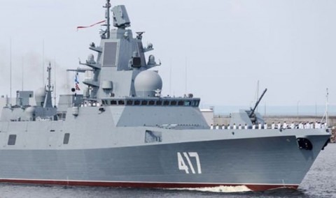 The Russian warship has been fitted with a device that can make its enemies vomit 