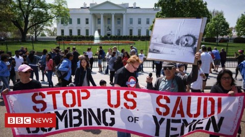 美國參議院通過法案，終止美國對沙烏地阿拉伯介入葉門戰爭的援助。