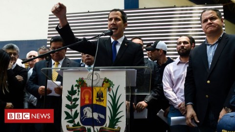 Venezuela crisis: Guaidó calls on supporters to take to streets over blackouts