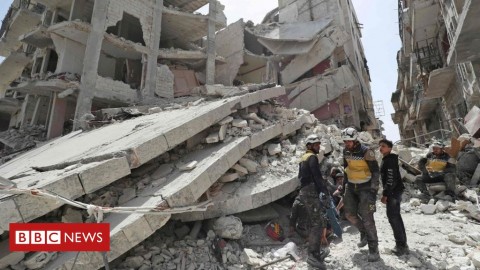 Syria war: Unexplained blast kills 15 in rebel-held Idlib