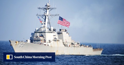 Beijing “expressed concern” to Washington after the USS Stethem and another US Navy destroyer sailed through the Taiwan Strait. 