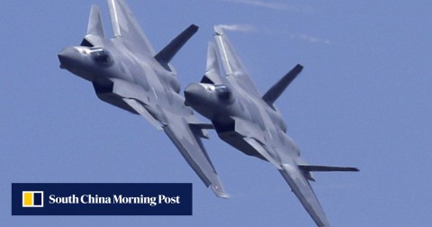 Development of the J-20 fighter is part of China’s military modernisation effort. 