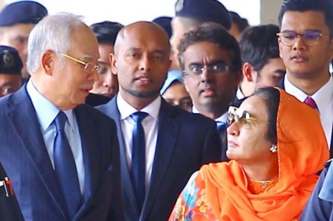 馬來西亞警方申請充公前首相納吉夫婦7.1億令吉資產。