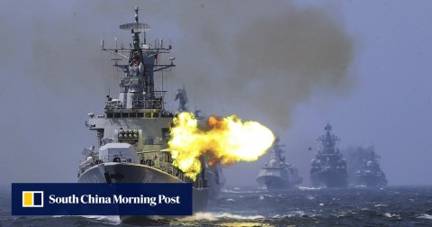 The PLA is staging live-fire drills at the northern end of the Taiwan Strait this week. 