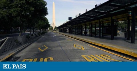 En Buenos Aires, donde viven 15 millones de personas, tampoco funcionó el metro.