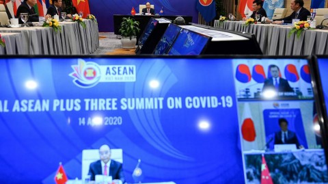 ASEAN Leaders Meet Online, Reallocate Funds to Combat COVID-19