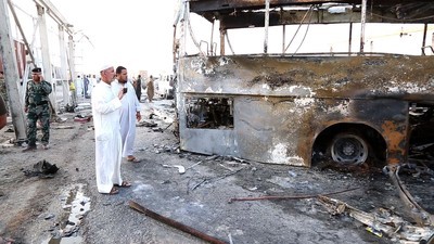 伊拉克南部發生槍擊與汽車炸彈攻擊，74人死亡，IS坦言犯行