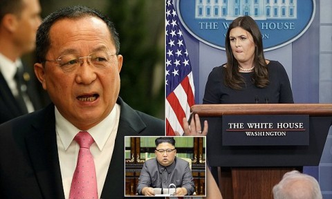 White House: Absurd to say Trump declared war on North Korea