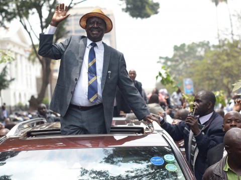 Kenyan opposition leader drops out of election re-run with days to go