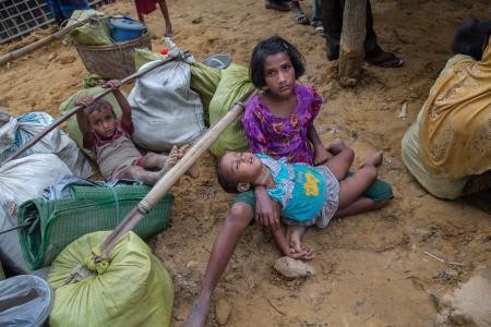 ロヒンギャ難民の6割は子ども　栄養失調懸念とユニセフ